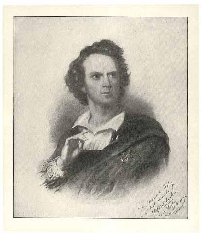 C.W. Couldock (1815-1898) as Hamlet