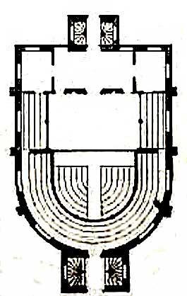 Plan of the Cockpit Theatre: Designed by Inigo Jones