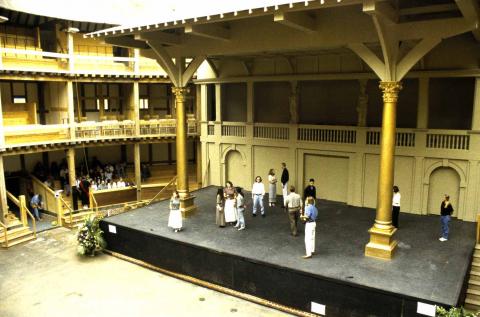 Stage Viewed from Middle Gallery