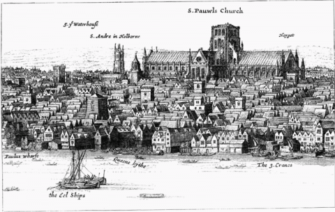 Old St. Paul's Cathedral, London (1647)