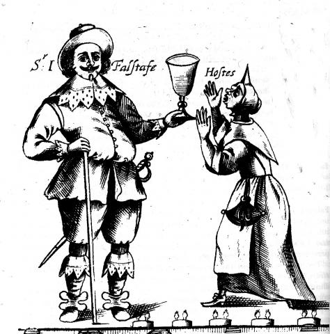 Sir John Falstaff and the Hostess (1662)
