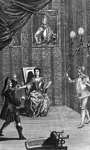 Hamlet, Thomas Betterton as Hamlet, Queen's Theatre, 1706