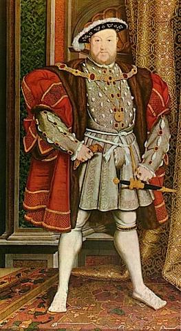 Henry VIII, King of England (1491-1547) as he is usually presented on stage