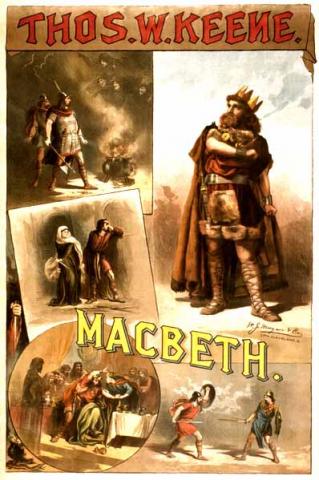 Macbeth, Thos. W. Keene as Macbeth, 1884 (Poster)