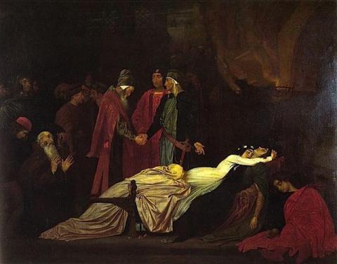 Romeo and Juliet, Reconciliation of the Montagues & Capulets, 1855