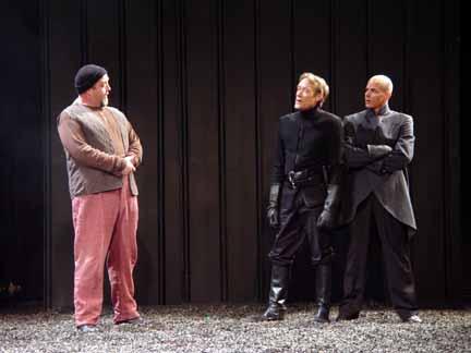The Drunken Porter in Macbeth at the Bruns Theatre: California Shakespeare Theatre, 2002.