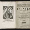 Montaigne Essays Translated into English by John Florio, Published in 1603