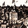 Part of Merian's View of London, with the Globe Playhouse