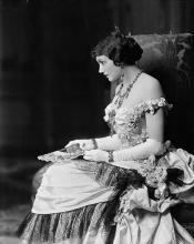 The American Actress Katherine Cornell (1893-1974) as Countess Ellen Olenska in Edith Wharton's The Age of Innocence