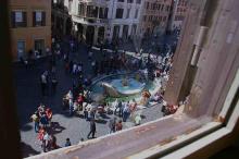 View From Keats' Room At The Spanish Steps, Rome