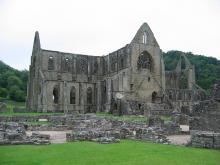 Tintern Abbey in the Wye Valley, Wales