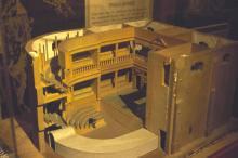 Cutaway Model of the Inigo Jones Indoor Theatre, 1997