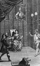 Hamlet, Thomas Betterton as Hamlet, Queen's Theatre, 1706