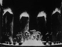 King Lear, Set Design by Norman Bel Geddes, 1919