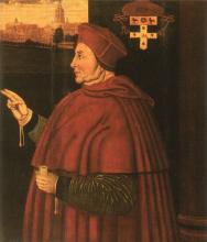 Sampson Strong's portrait of Cardinal Wolsey at Christ Church (1526)