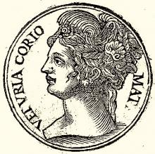 Veturia: the Mother of Coriolanus in Plutarch's Lives.